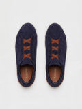 Baskets pour homme en  daim à triple couture