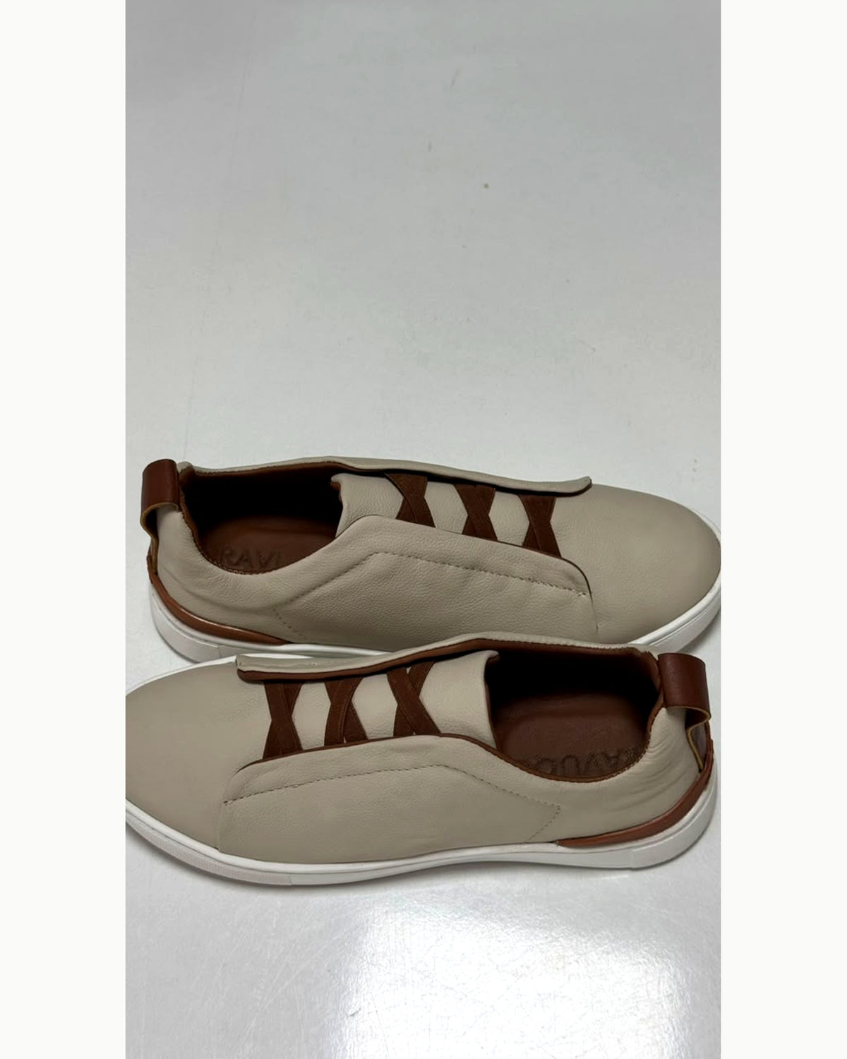 Sneakers Homme Élégantes Sans Lacets | Beige