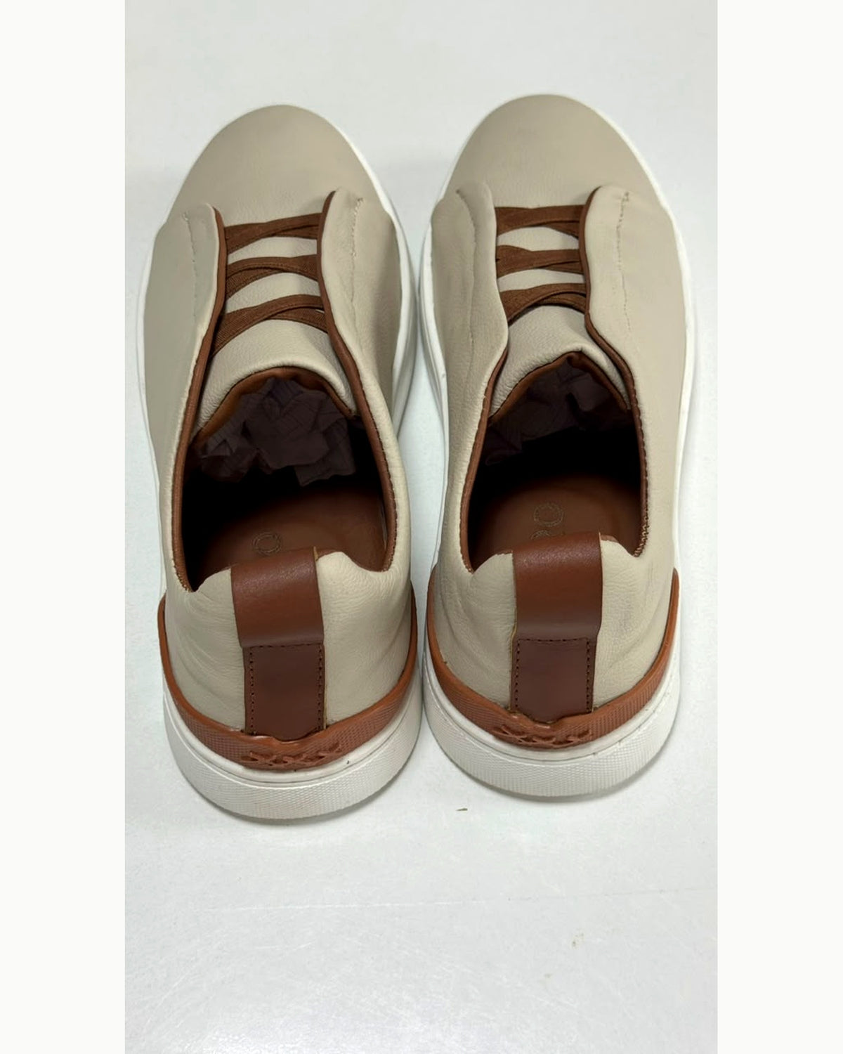 Sneakers Homme Élégantes Sans Lacets | Beige